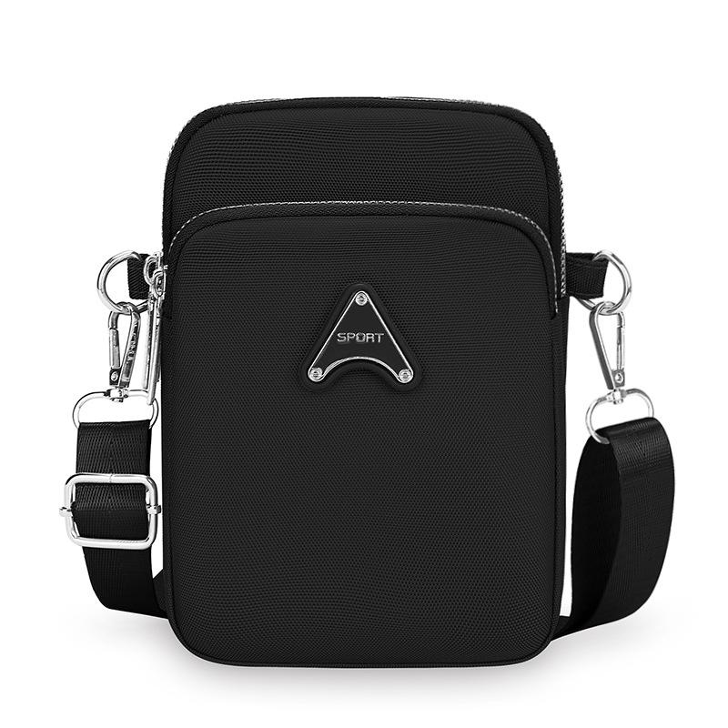 

Линейная вертикальная трехслойная сумка через плечо женская однотонная повседневная универсальная мини-сумка-мессенджер темпераментная однотонная сумка для смены помады average size