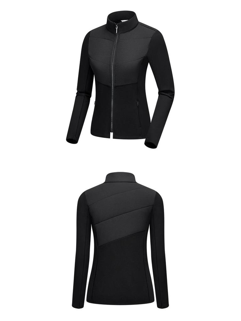 Women's Windproof Long Sleeve Golf Jacket - Autumn/Winter Sunscreen, Korean Style, Warm and Slimming Sportswear