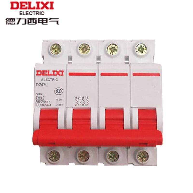 Delixi DZ47s 4P 63A D-Type RCBO