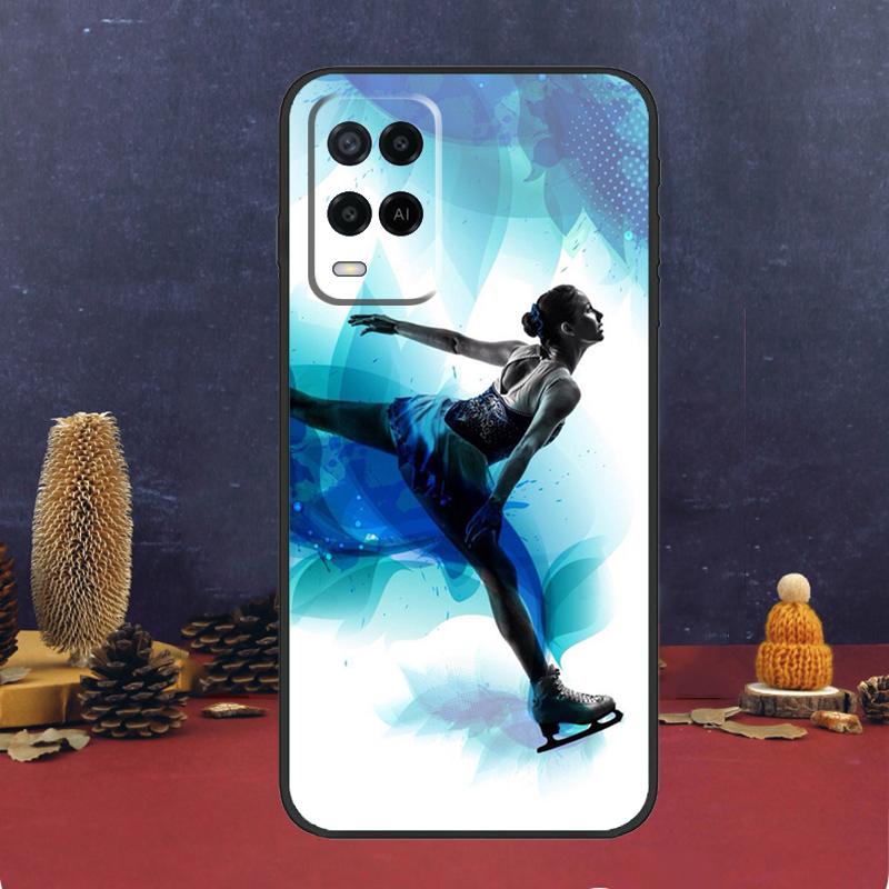 Figure Skating Dance Sport Case For Oppo A94 A74 A54 A15 A17 A57 A6 A5 Pro A16 A76 A96 A40 A60 A80 A18 A38 A58 A78 A98