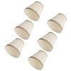6PCS Candle Lamp Lampshade Clip On Fabrics Lampshades Set for Table Lamp Wall Lamp