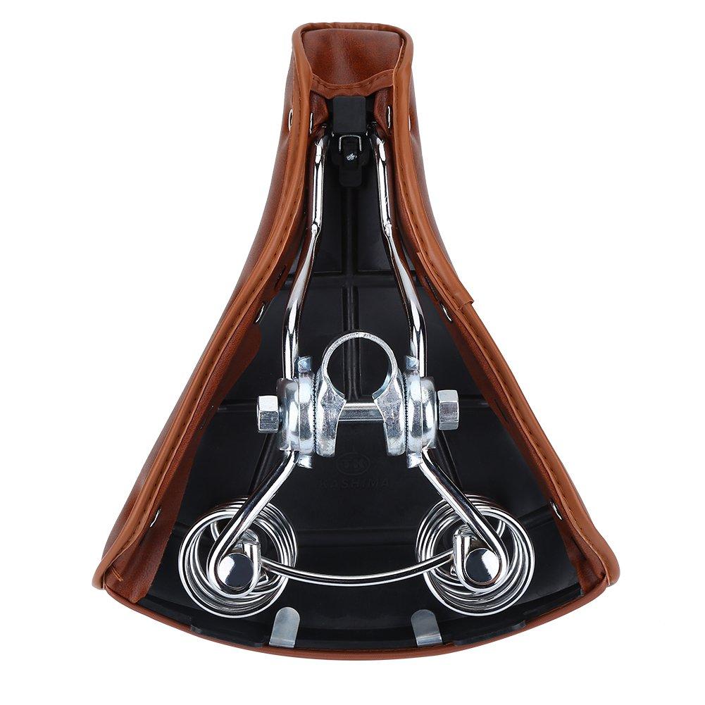 Bicycle Saddle Cycling Saddle Shock Prevents Butt Comfortable Mountain Bike Brown Seat, Cushion, Absorption, Pain, Soft, Sitting, Accessory,
