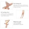 BAMOER 100% 925 Silver & Zircon Ring New Butterfly Fairy Ring For Women Sterling Silver Jewelry