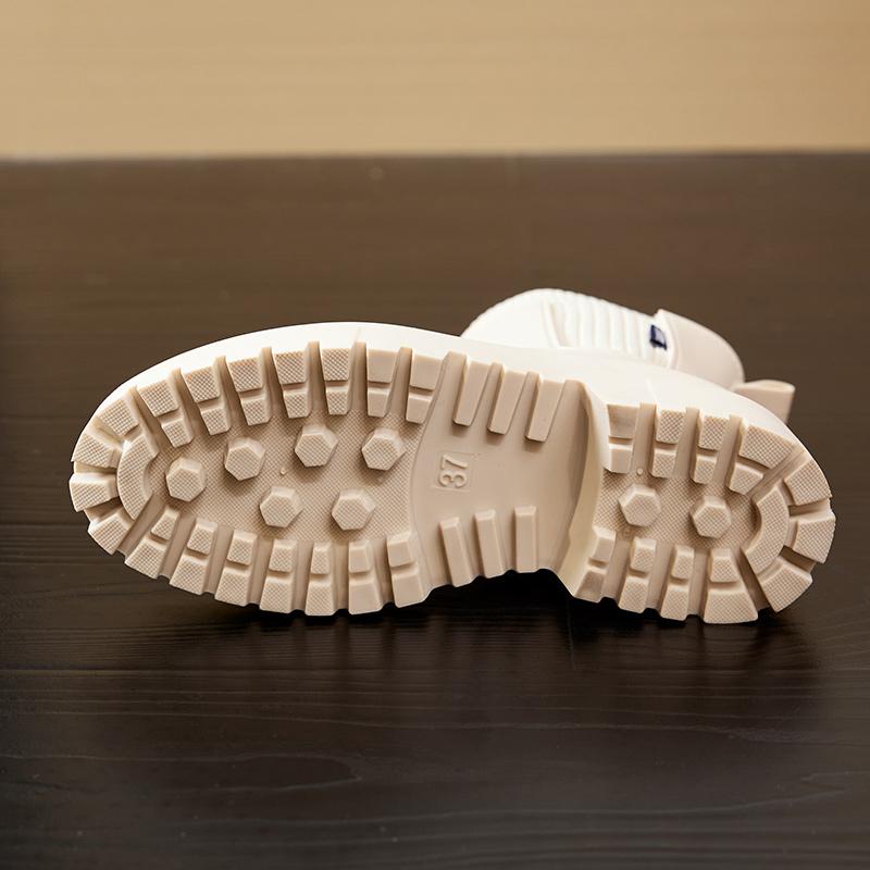 Damskie buty przeciwdeszczowe: Miękkie Kalosze, Styl, Odporne na Ścieranie Gumowe Buty, Niskie, Na Grubej Podeszwie, Stylowe Do Noszenia na Zewnątrz, Krótkie