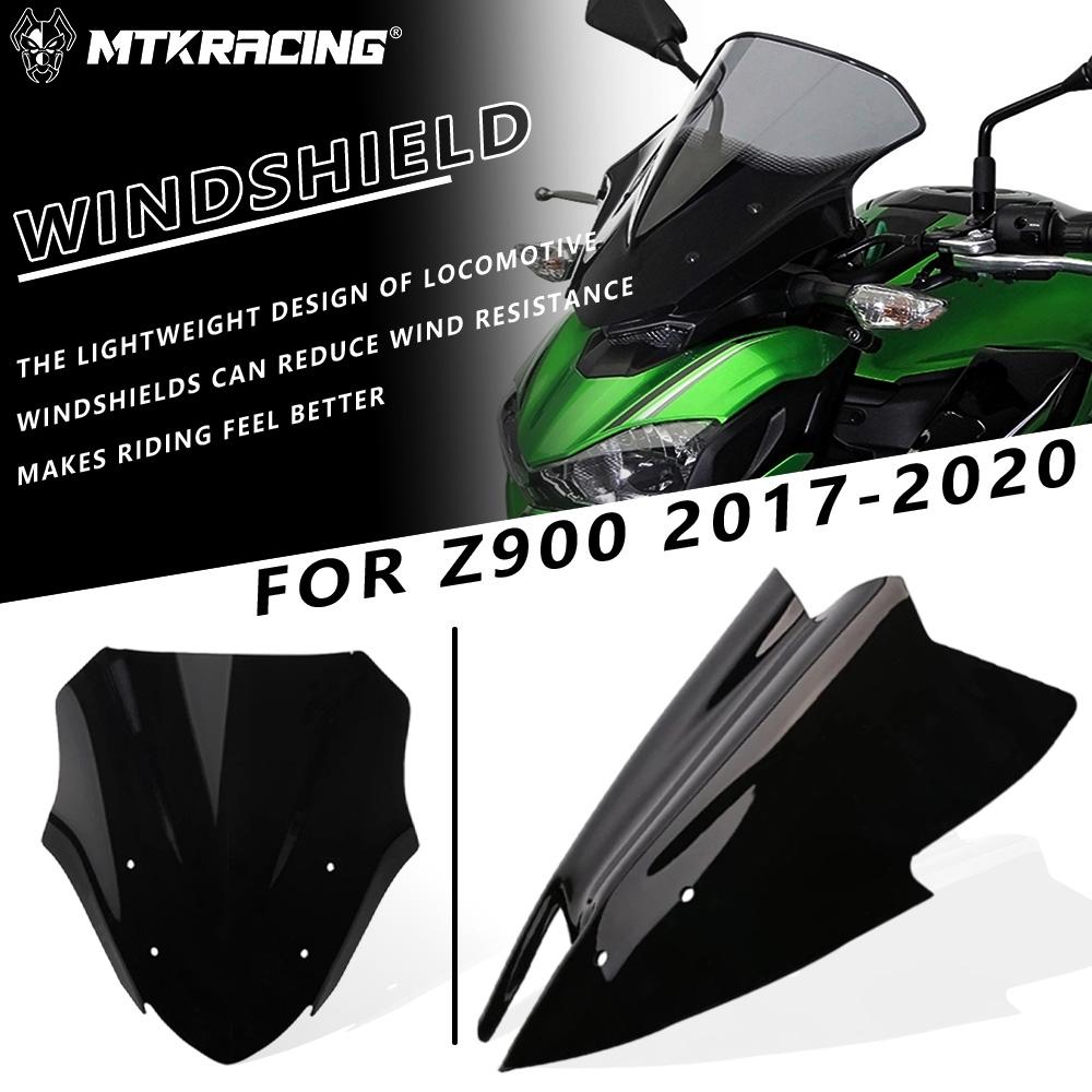 Windshield For KAWASAKI Z900 2017-2020 Motorcycle Parts Sports Touring WindScreen Windshield Viser Visor Deflector