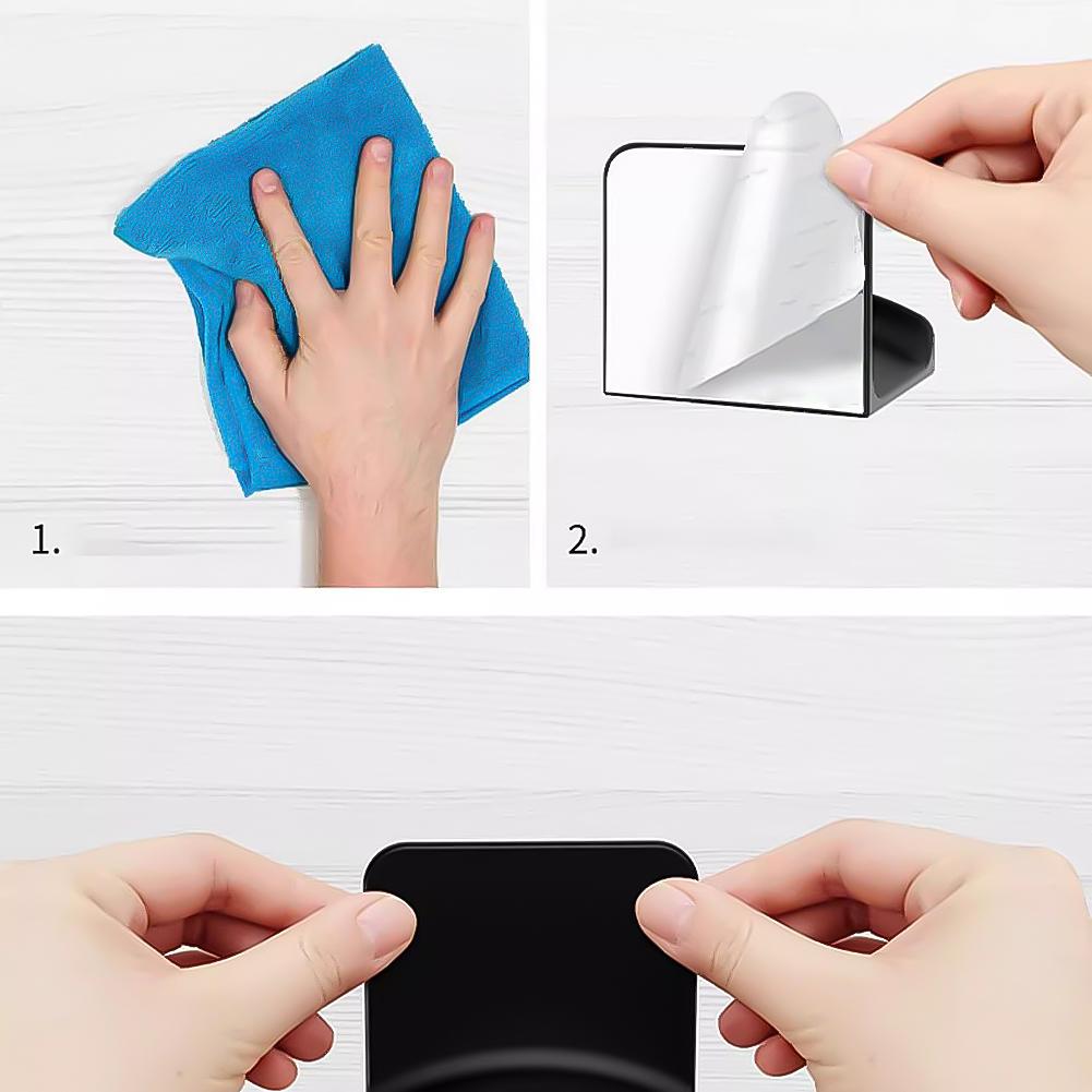 Universal Headphone Stand ABS Wall Mount Headset Hanging Holder Non Perforated Headphone Bracket Support for PC & Desk Mounting