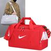 Unisex Sports Basketball Travel Bag with Shoe Compartment - Large Capacity, Crossbody & Handheld Features