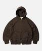 Frizmworks Og Bocaci Heavyweight Hood Zip Up Parka _ Dark Brown