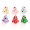[15X16mm] Hand-painted Christmas Tree Beads Glass Christmas Tree Beads DIY Handmade Christmas Jewellery Accessories 1pc