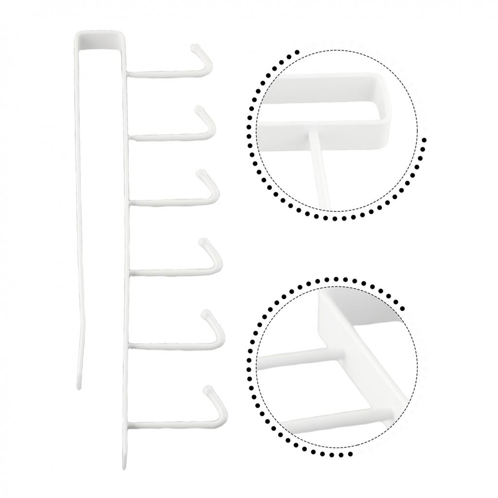 Under Cabinet Storage Rack Wardrobe Black Cup Organizer