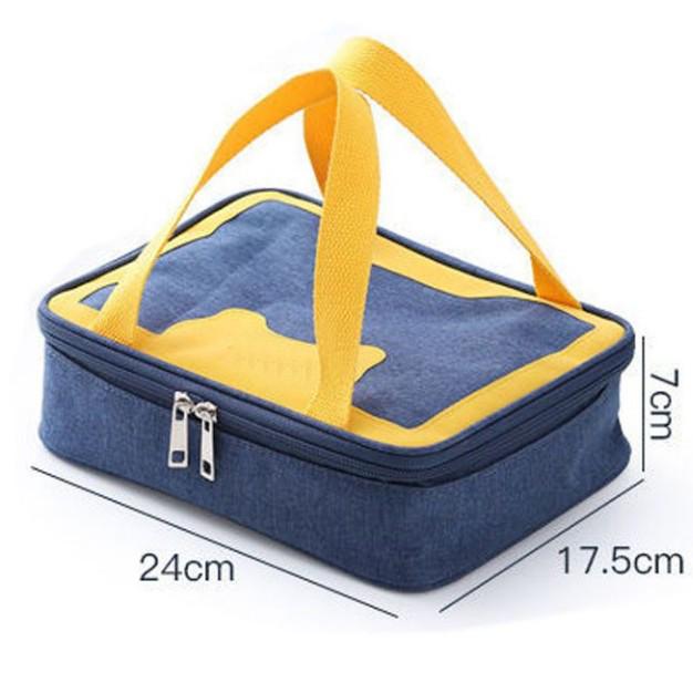 

304 Stainless Steel Portable Lunch Box with Compartments - Leak-Proof & Flavor-Safe for Students & Office Workers Two Layers