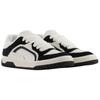 Armani Exchange Round Toe Lace-Up Color Block Oversized Sneakers Low Top Men sneakers Black White XUX258XV935N480