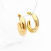 New High-end Hollow Earrings European and American Ins French Geometric C-shaped Earrings Internet Celebrity Personality Fashion Women