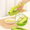 Dual Function Garlic Press Tool For Mashing And Slicing Garlic Vegetable Chopper Squeezer For Home Kitchen Cooking Gadget Masher