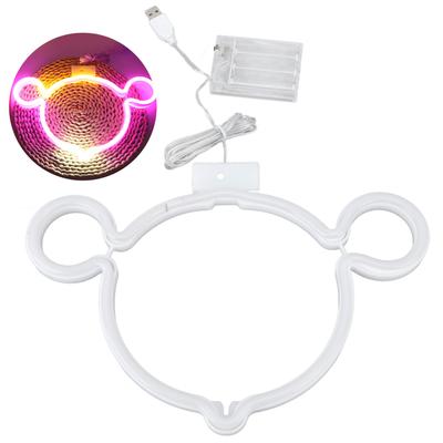 LED Neon Lights Signs USB Or Battery Powered PVC and ABS Neon Wall Light for Bedroom Kids Room Wedding