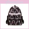 Fashionable Colorful Star Moon Bear Biscuit Pattern Children Backpack With Durable Wearresistant Material