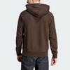 Adidas Originals Blue Version Essentials Hoodie Solid Color Long Sleeve Hooded Sweatshirt Men Hoodies Dark-Brown IL6157