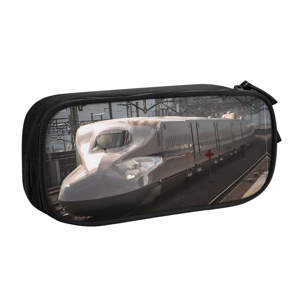 Creative Pencil Cases High Speed Rail Train Pencilcases Pen Box for Girls Boys Large Storage Bags Supplies Stationery
