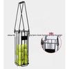 Portable Push-Down Tennis Ball Retriever and Collection Basket