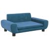 VidaXL Children's Sofa Blue 70x45x33 Cm Velvet, Mini Sofa, Mini Sofa Chair, Mini Sofa for Children, Sofa of 3196386