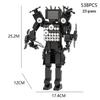 Cross-Border Exclusive Man Figure Blocks: Toilet Man & Titan Drill Dragon TV Educational Toy