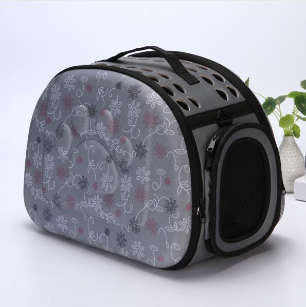 Foldable EVA Pet Carrier Bag: Handbag, Crossbody, Backpack for Cats & Dogs