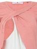 Bellybutton Maternity Women' Long Sleeve Nursing Blouse Pink