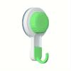 Fashion Wall-Mounted Utility Hooks - Strong Vacuum Suction Cup, Easy Install, No Hole, Heavy-Duty Plastic Organizer for Kitchen, Bathroom, Door