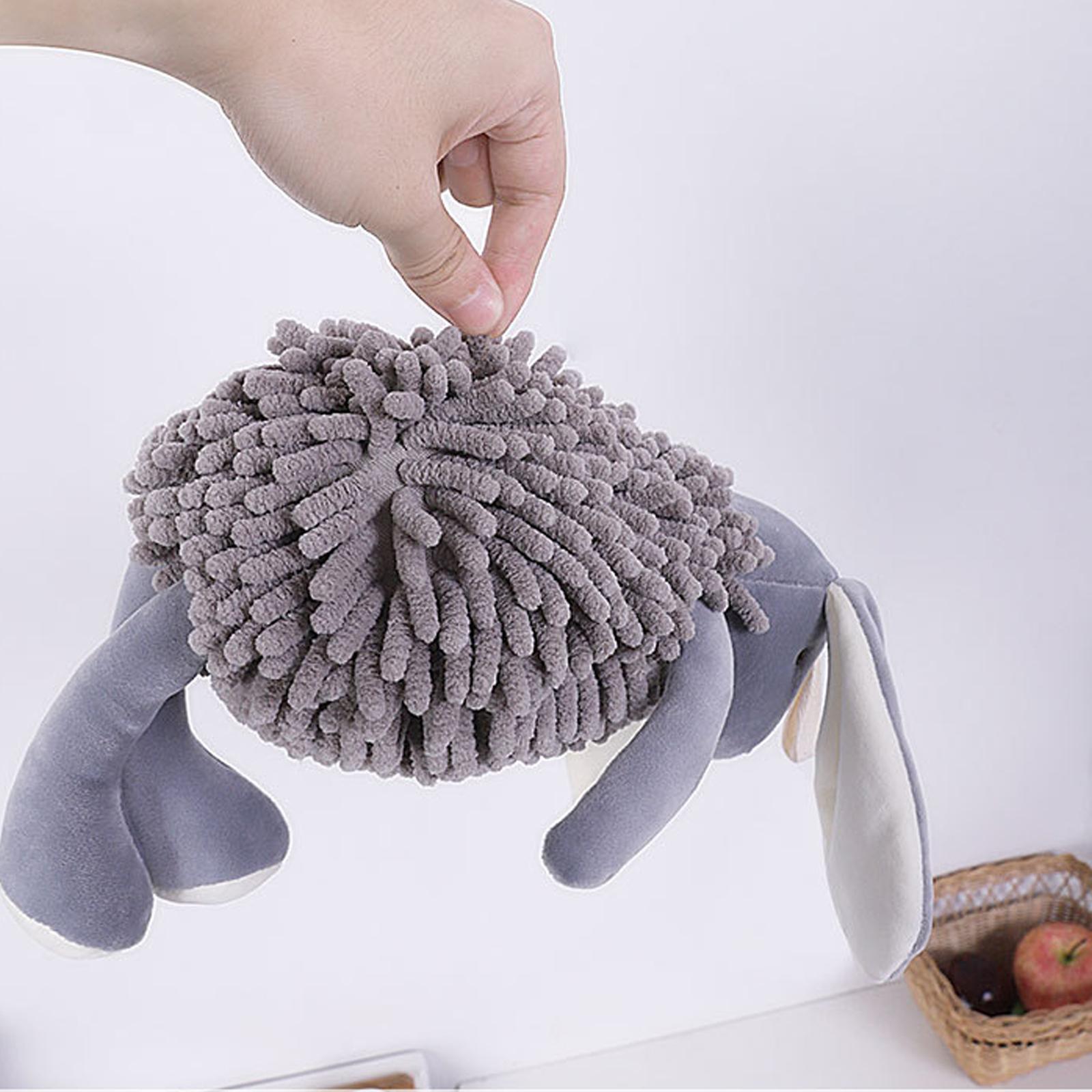 Easter Rabbit Hand Towels for Bathroom Kitchen Microfiber Hand Towels Multicolored Microfiber Towel Soft Hand Towel синий