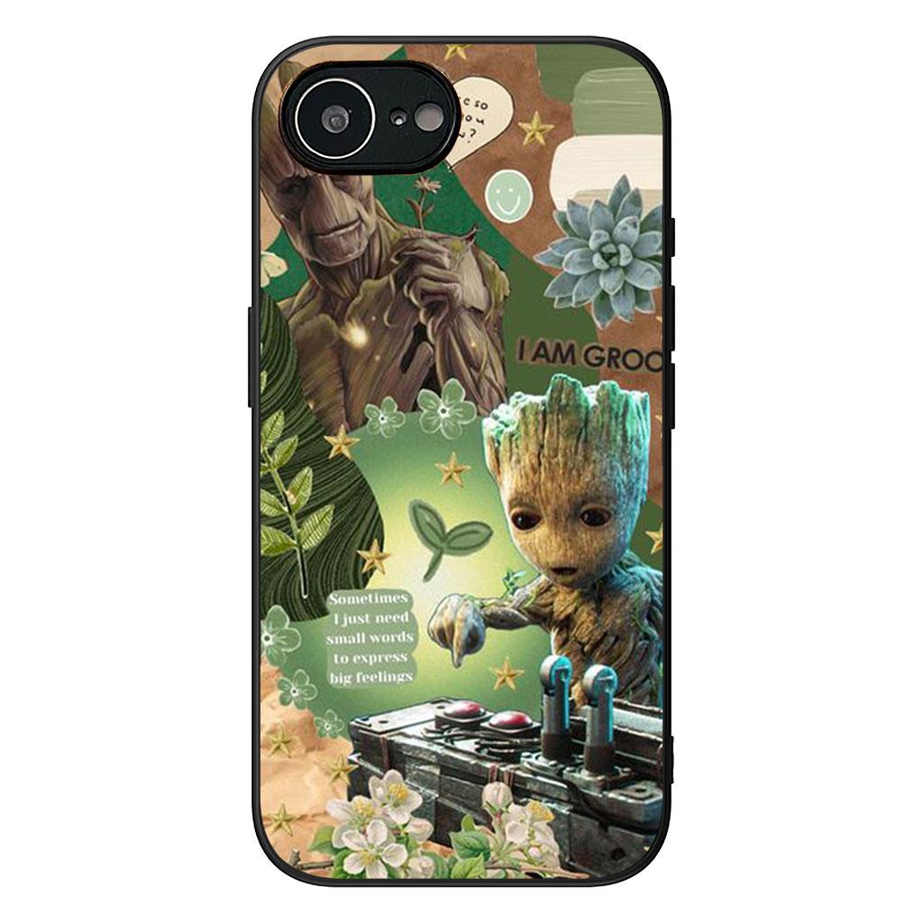 Guardians of the Galaxy Groot Hülle Handyhülle für Apple iPhone 16 15 14 11 Pro Max 7 8 Plus SE2 SE3 SE 2022 2020 Hülle