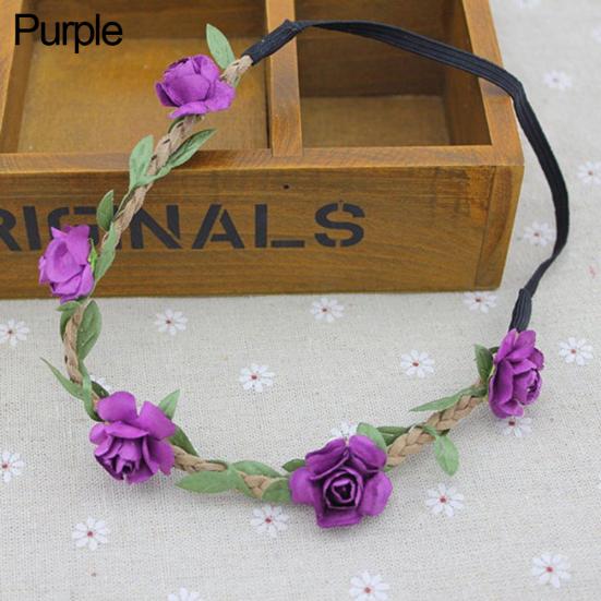 Boho Blumen Frauen Mädchen Blume Haarband Stirnband Festival Party Hochzeit Dekor