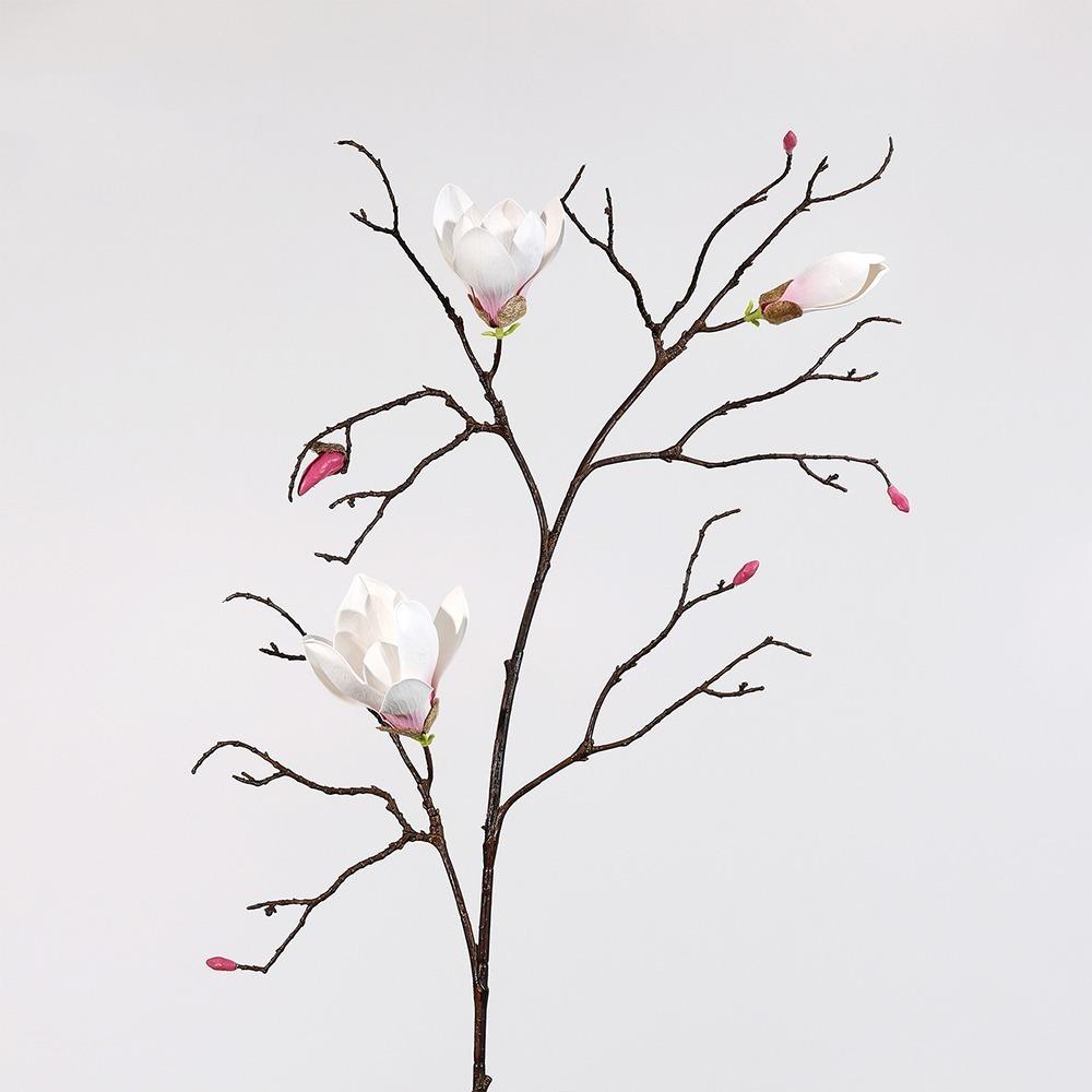 Handmade Simulation Big Magnolia Real Touch Faux Magnolia Branch Party Favors