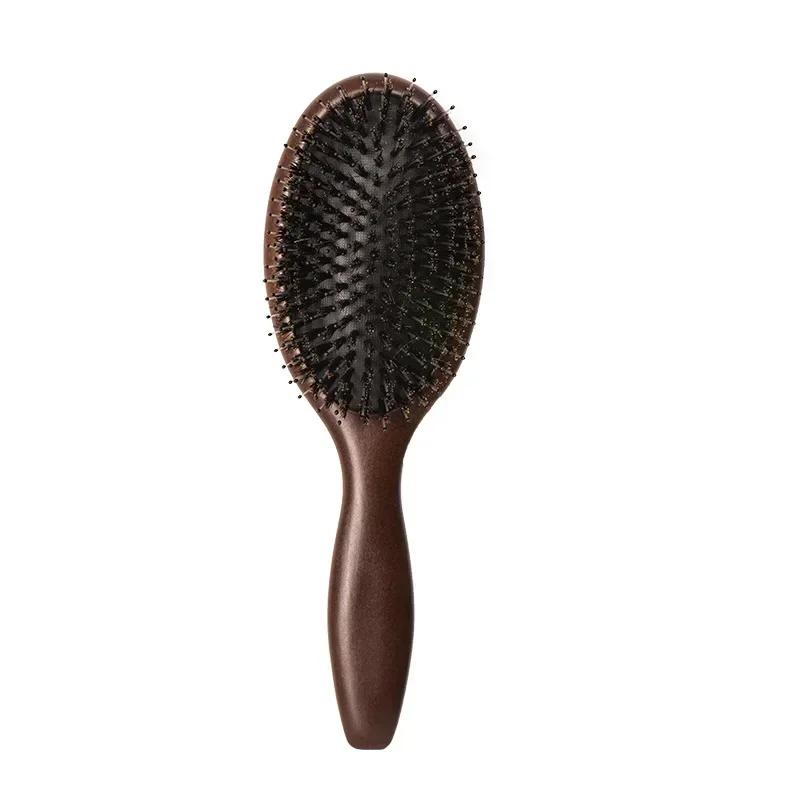 Wood Comb Professional Healthy Paddle Cushion Hair Loss Massage Brush Hairbrush Comb Scalp Hair Care Healthy Hair Brush Detangle