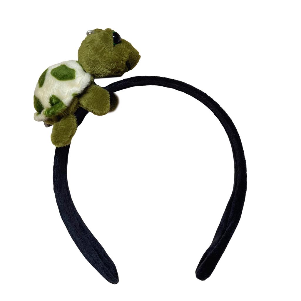 3D Turtle Hairhoop/Hair Tie for Women Girl Fashionable Hair Brooch Clip Hair Styling Tool Decorative Hairband for Daily