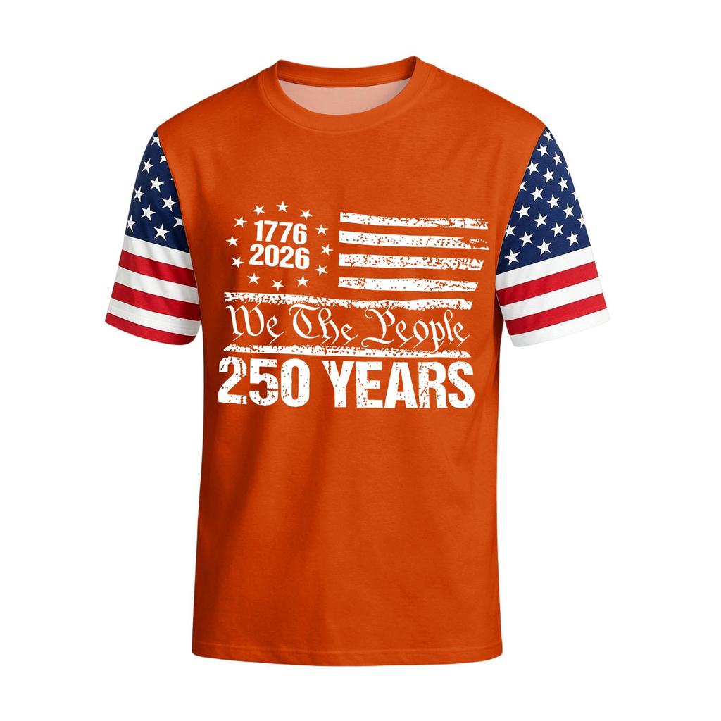 Men's Casual Round Neck Lightweight Breathable Short-Sleeve Top