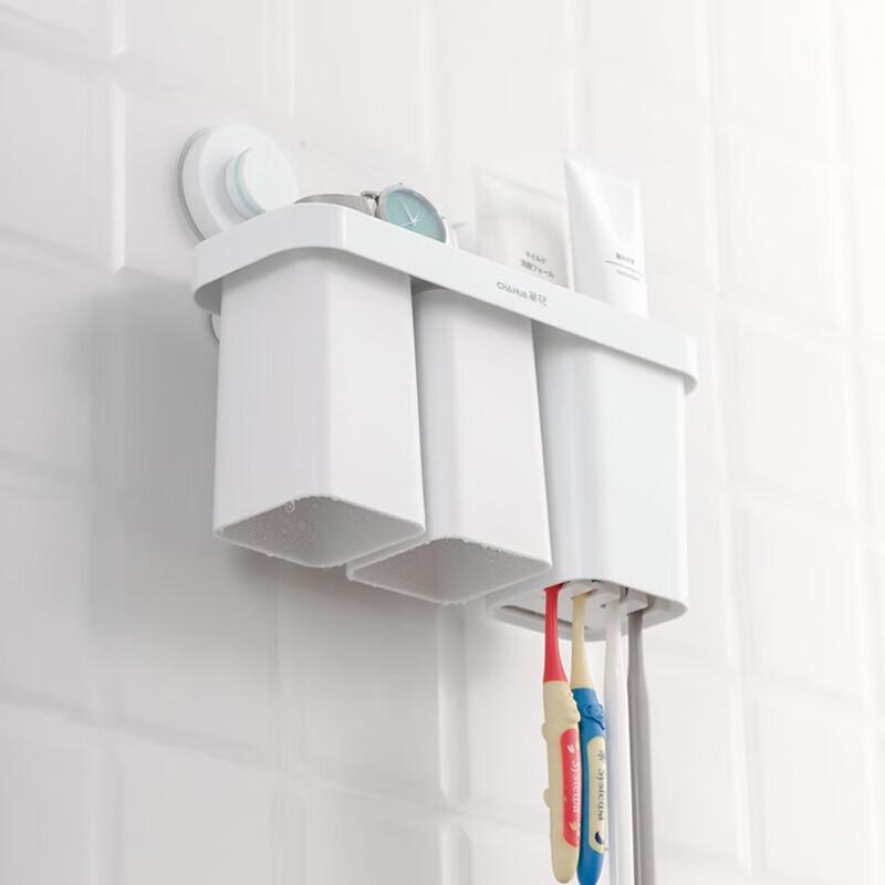 Camellia Simple Wall-Mounted Toothbrush Holder