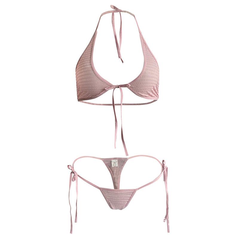 Sexy underwear female sexy pure desire small chest three-point buttocks free of temptation bed set
