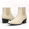 Modische Lederstiefel im britischen Stil für Herren, modische Chelsea-Stiefel, 6 cm hochhackige Stiefeletten, Business-Stiefel, Herren-High-Top-Stiefel