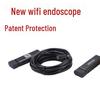 2m Rigid 3-in-1 HD 2MP 1200p WiFi Industrial Endoscope Camera for Smartphones