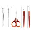 10pcs/set Nail Clipper Cutters Kit Nail Care Tools Set Scissor Tweezer Knife Ear Pick Manicure Set