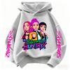 The Perfect Gift! Amazing K-POP Demon Hunters Kids Hoodie. Soft Cozy  Featured with Cool Cartoons for Boys and Girls.