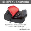 HAKUBA Camera Case Plus Shell City 04 Camera Pouch M Zipper Hook and Loop Fastener Black SP-CT04-CPMBK