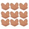 50pcs Chocolate Wrappers Paper Truffle Trays Kraft Cardboard Chocolate Tray Chocolate Partition Paper Dessert Bases