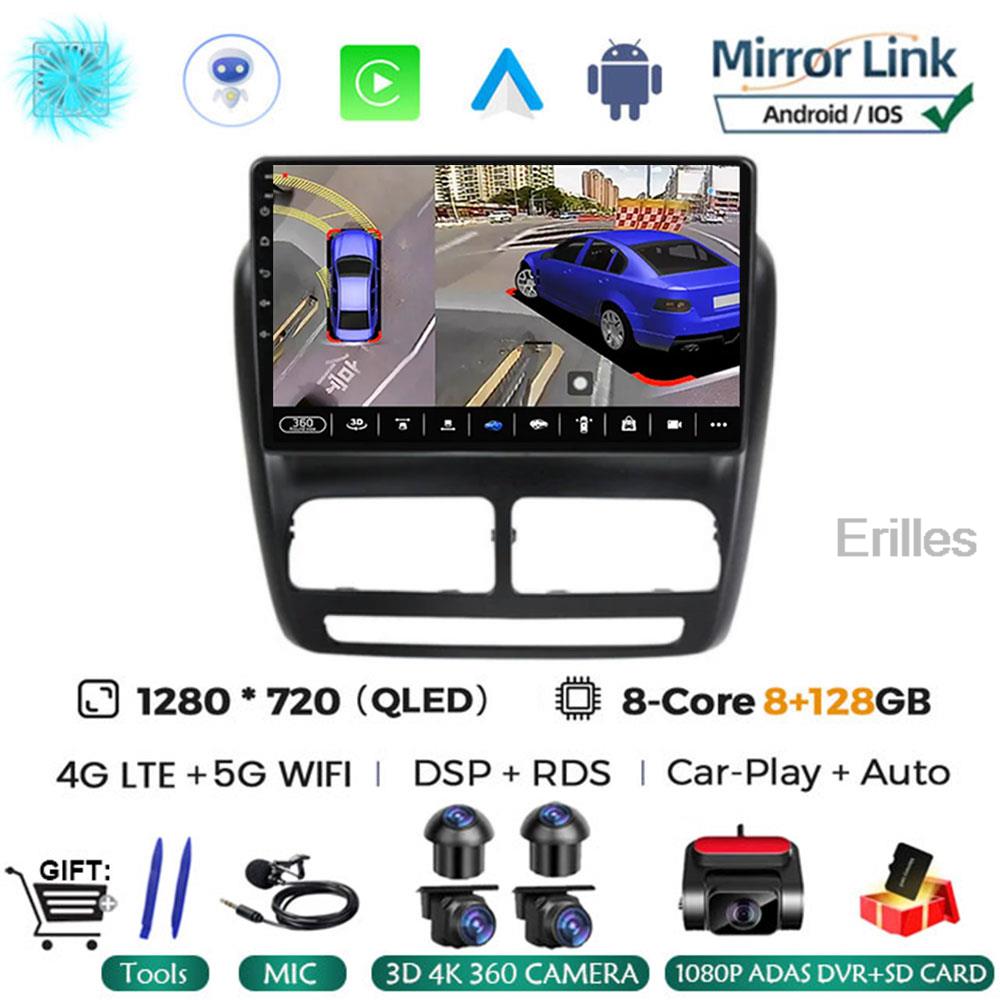 Android 14 Car Radio For FIAT DOBLO / OPEL COMBO TOUR 2010-2015 GPS Navi 1280*720 QLED DSP Carplay Multimedia Player NO DVD