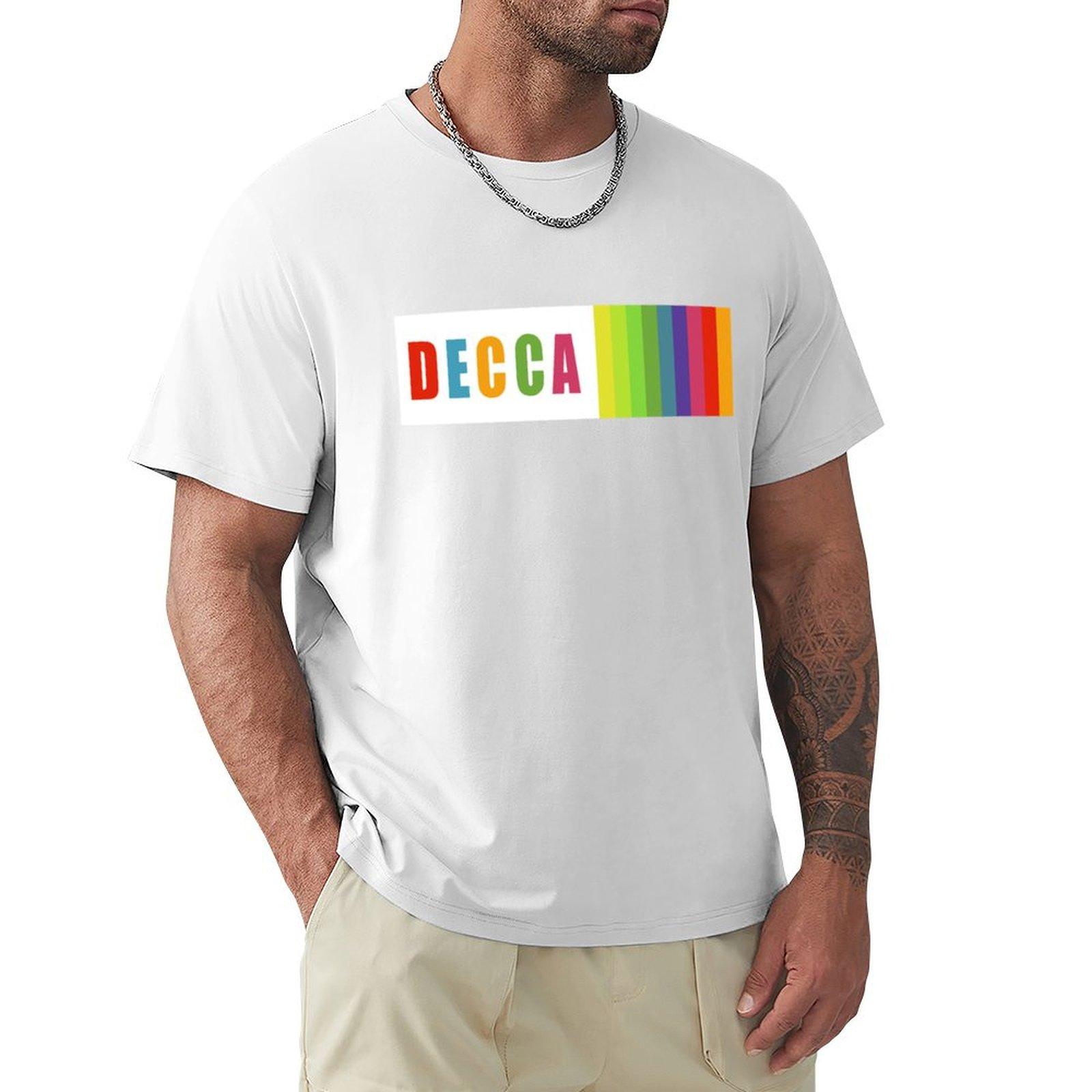 Decca Rainbow Tshirt Quick Dry Training Short Sleeve Tee S