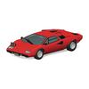 AOSHIMA 1/32 The Snap Kit Series Lamborghini Countach LP400 Red Color-coded Plastic Model 20-A