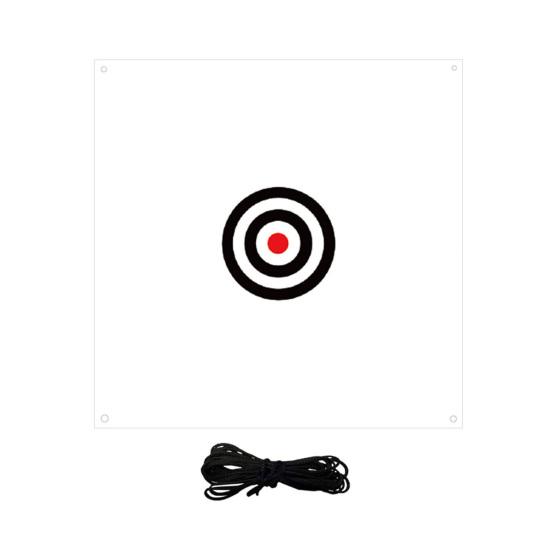 57" x 59" Golfmålduk for Netterstatning Slagtrening Mål med Stropp for Innendørs Utendørs Golftrening