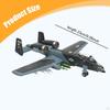 1/72 Airplane Model Assembly Building Blocks Educational Collectable Aircraft Fighter for Desktop