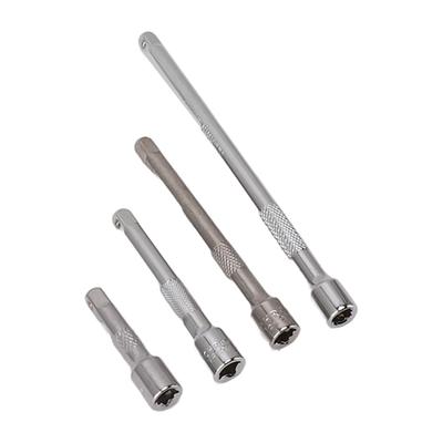 Zestaw 4 szt. przedłużek do nasadek 1/4 cala z długim trzpieniem 50mm 75mm 100mm 150mm Ulepszony grzechotką
