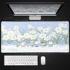 Spring Cute Rabbit Mouse Pad Large Gaming Pink Bunny XXL Laptop Kawaii Flower DeskMat Gamer Keyboard Non-slip Office Accessories